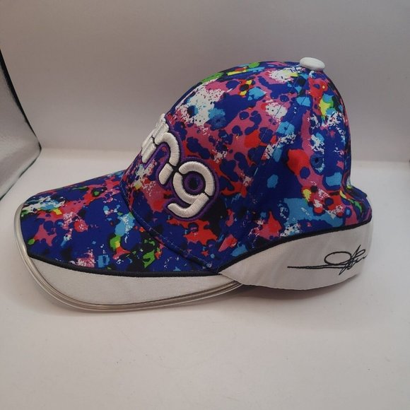 Bang Energy Drink Brim Neon Light Up Hat Multicolored SnapBacks - Picture 3 of 6